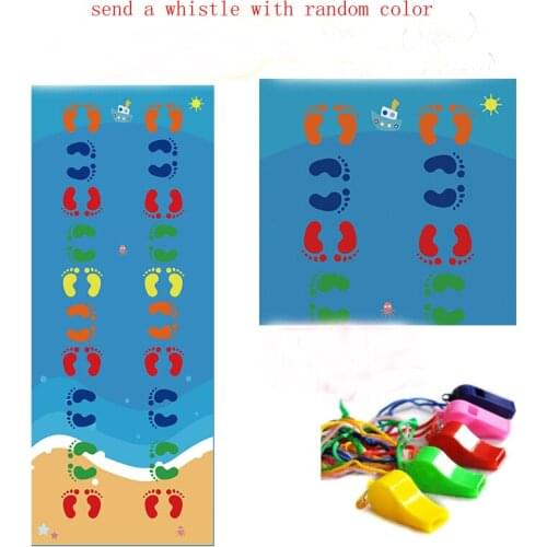 Kids Fun Play Mat Kids Hands And Feet Jumping Game Carpet Team Expand Props Indoor Outdoor Interactive Game Pads Kids Toys