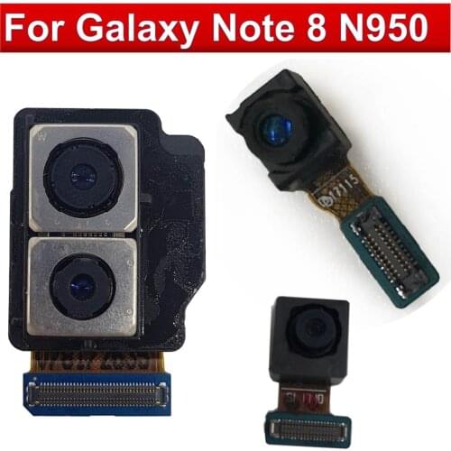 Original Front Camera Iris For Samsung Galaxy Note 8 N950F N950FD N950U Back Camera Rear Module Flex Cable