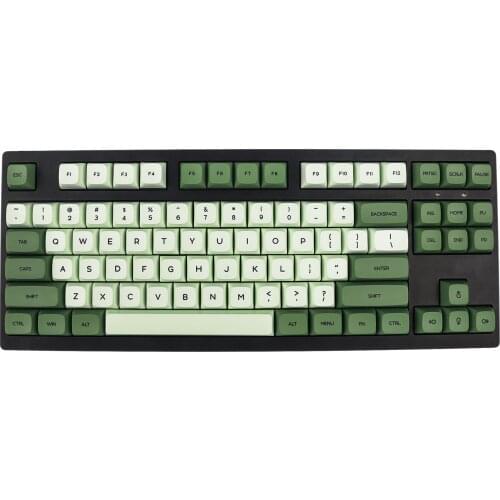 Matcha 3.0 Dye Sub ZDA PBT Keycap Similar to XDA Japanese Korean Russian For MX Keyboard 104 87 61 96 84 GK64 68 SP64 SP84