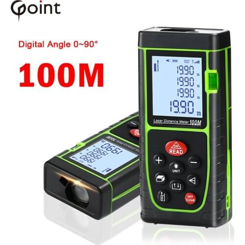Spyonway Laser Distance Meter 40M 60M 80M 100M Rangefinder Trena Laser Tape Range Finder Build Measure Device Ruler Test Tool