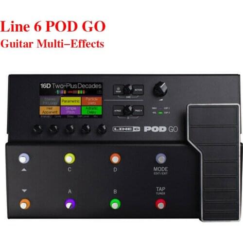 Line 6 POD GO Guitar Multi-Effects Floor Processor Pedal, Black