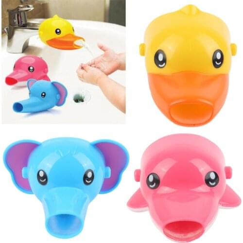 Cute Sink Faucet Extender Childrens Nursery Childrens Hand Washing Assistant Cartoon Animal Accessories Bathroom Supplies