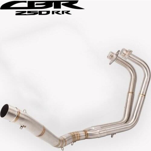 Motorcycle modification CBR250RR front section CBR250RR stainless steel full set of connecting pipe 2017-2020