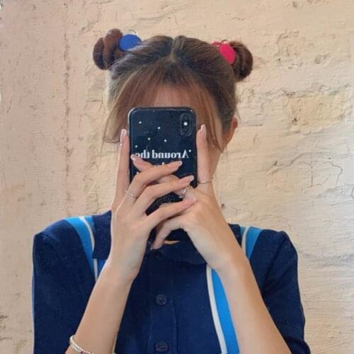 MueRaa Sweet Ins Women Girls Solid Color Hair Claws Hair Clips Fashion Macaron Small Size Hair Accessories Hairgrips Hairpins