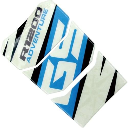 New Motorcycle 3D Resin Gas Fuel Tank Cover Protector Pad Sticker 3M Adhesive Decals For BMW R1200GS R1200 GS Reflective Tankpad