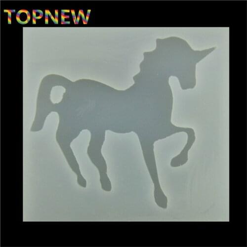 Unicorn Horse Silicone Mold Cake Decorating Candy Molds Polymer Clay Craft Epoxy Resin Pendant Jewelry Making Tools