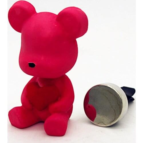 Violent love bear out of the vent chocolate molded sugar Deco clay silicone mold C1142