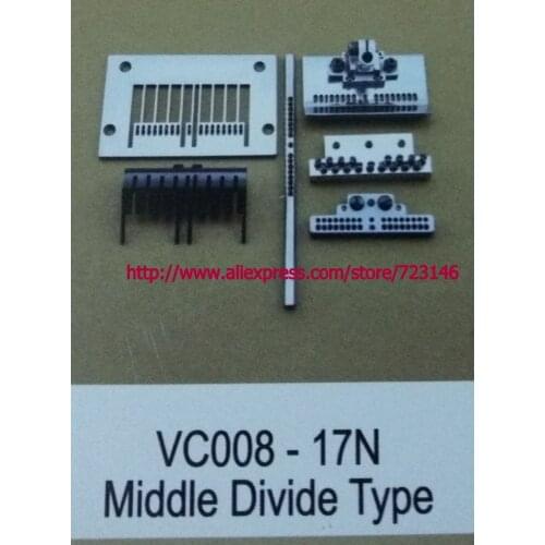Middle divide type VC008-17N INDUSTRIAL SEWING MACHINE NEEDLE GAUGE SET PLATE FOR CANSAI JUKI SINGER