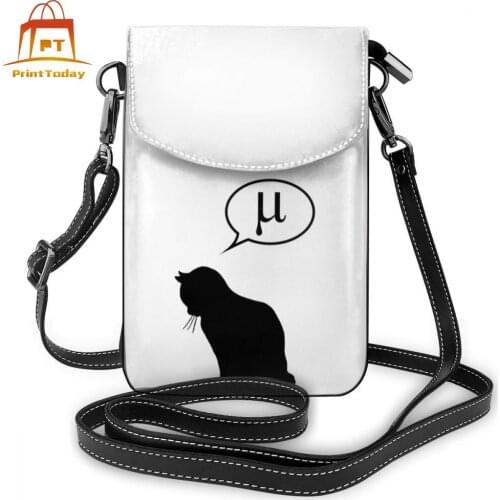 Math Shoulder Bag Math Leather Bag Women Trendy Women Bags High quality Multifunction Print Mini Wedding Purse