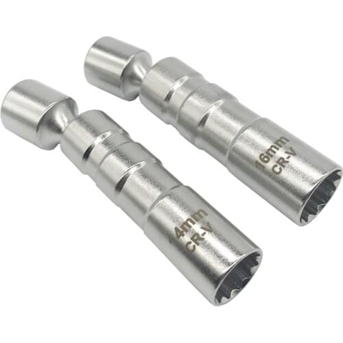 FOR 14mm/16mm Thin Wall Car Spark Plug Socket Universal Joint With Magnetic Flexible Socket Wrench Removal Tools