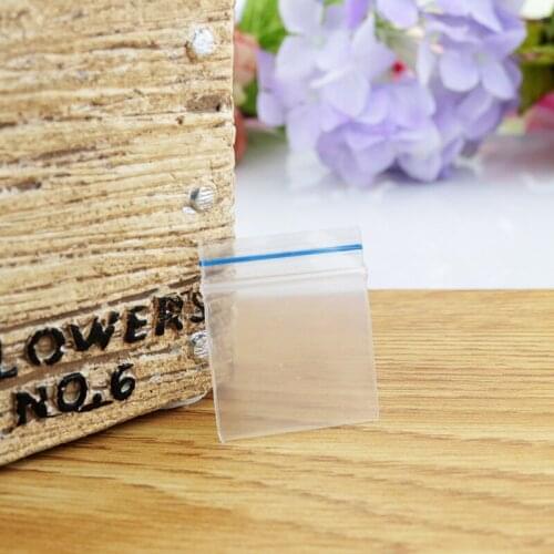 High Quality 100pcs/lot Jewelry Ziplock Zip Zipped Lock Reclosable Plastic Poly Clear Bags Vacuum Bag 3x3cm