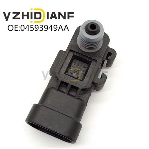 1x Car Intake Air Manifold Absolute Pressure MAP Sensor 04593949AA For 2011-2019 Chrysle-r Dodge- Fiat- 04593949AB 4593949AA