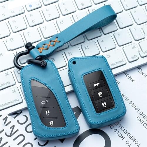 High quality Leather Car Key Case Cover For Lexus NX GS RX IS ES GX LX RC UX US 200 250h 350 LS 450H 260h 300H Auto Accessories