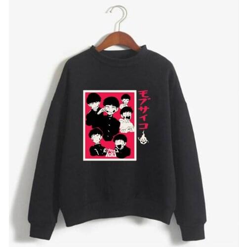 2021 Mob Psycho 100 Hoodies Men Women Long Sleeve Sweatshirt Kenma Kozume Anime Manga Hoodies Tops Clothes