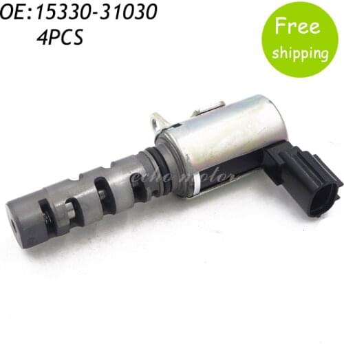 4PCS 15330-31030 1533031030 Camshift Timing Oil Control Valve LH for Toyota Camry 07-11