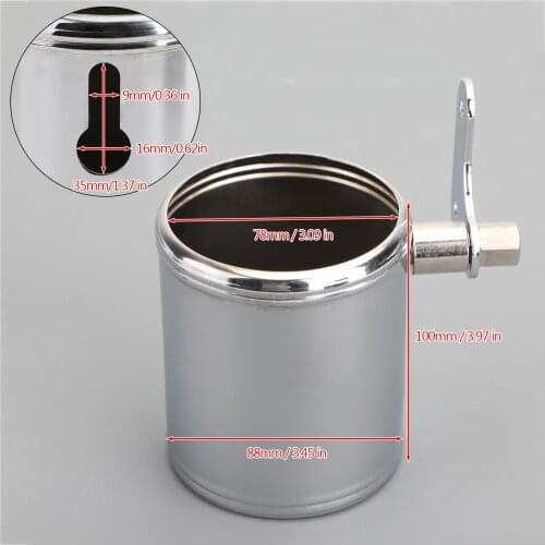 Areyourshop Fit For Indian Roadmaster /Classic/Elite 2014-2019 Chrome Pinnacle Cup Holder Motorcycle Covers Stainless steel