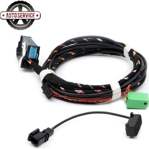 New 1K8 035 730 Car Bluetooth Module Plug Wiring Cable Harness Microphone For New Polo CC Golf Jetta Passat RCD510 1K8 035 730B