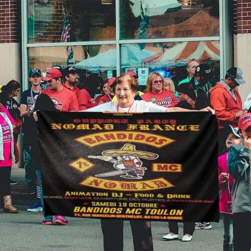 Bandidos Worldwide 184 Flag Banner Home Outdoor Gift Party Logo Maker Kway Feminist Flag