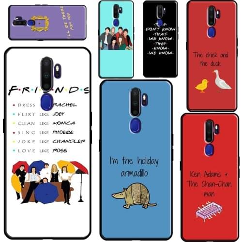 Friends TV Show Quotes Case For OPPO A15 A83 A91 A93 A52 A72 A31 A53 A5 A9 2020 A1K A3S A5S F5 F7 Find X2 X3 Pro