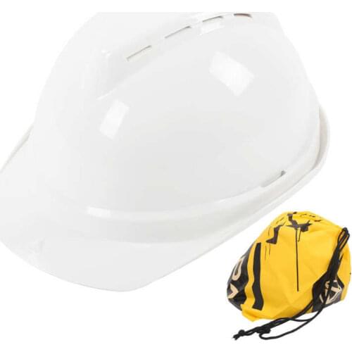 Breathable Industrial Helmet Safety Protective Work Hard Hat White for Building Construction Garden Operation