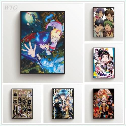 Game Poster Blue Exorcist Anime Posters Canvas Painting Wall Decor Posters Room Decor Wall Art Picture Decoration Home Decor