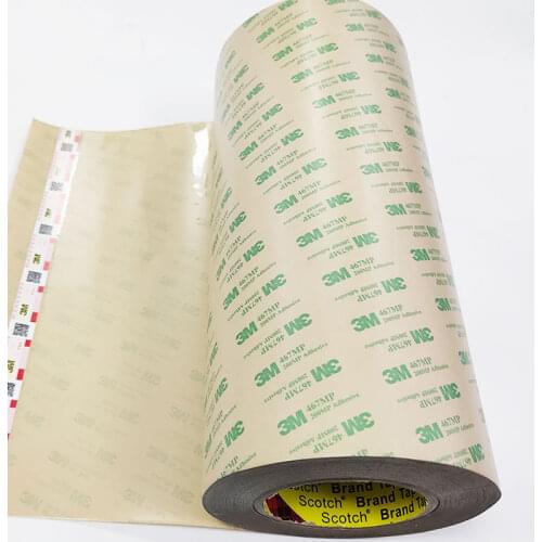 3M 467MP 200MP Adhesive Transfer Tape Clear 0.05mm Double-Sided Adhesive Tape 6inch