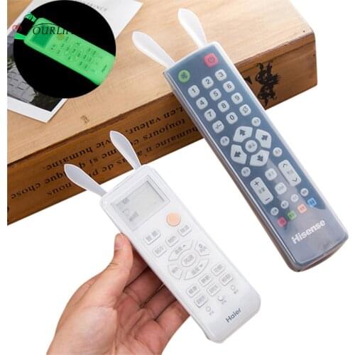OYOURLIFE Creative TV Air Condition Remote Controller Silicone Protector Case Cover Skin Dust Waterproof Pouches Bags Organize