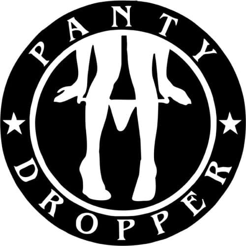 MIGNATIS - Double Star Created Panty Dropper Lettering Sticker Mural Art Decal For Car Window Loptop Decoration Vinyl Stickers W