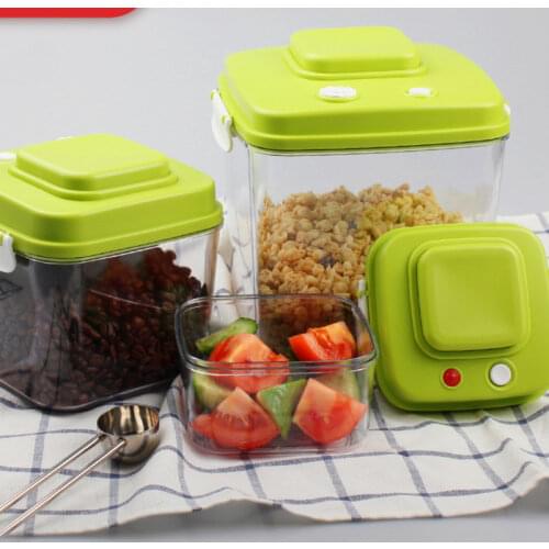 Food Storage Container Set with Vacuum Sealed Airtight Lid Vacumaster Quick Marinator Leak Proof BPA-Free Storage Containers