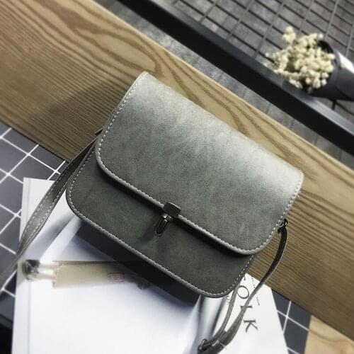 Simple Fashion Korean Women Mini Bag Leather Solid Color Rectangle Casual Messenger Shoulder Bags For Ladies Gifts Best Sale-WT