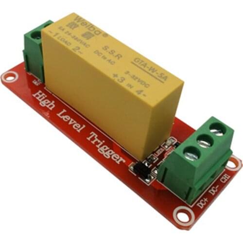 MagiDeal 1 CH 5A Relay Module High Level for Raspberry Pi 3-32VDC AC