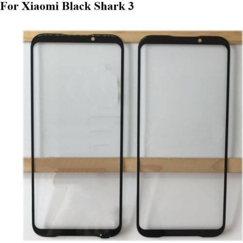 For xiaomi Black Shark 3 Touch Screen Glass Digitizer Panel Front Glass Sensor mi Blackshark 3 Without Flex