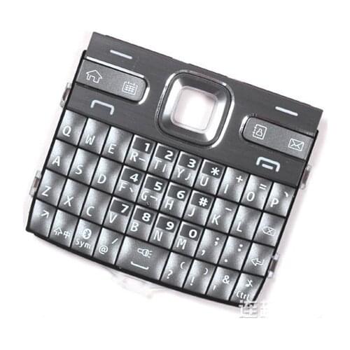 Grey Color New Housing Main Function Keyboards Keypads Buttons Cover Case For Nokia E72 , Free Shipping with tracking