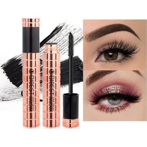 QIBEST Waterproof Sweat Proof 4D Non-smudge Mascara Curly Thick Eyelash Extension Makeup 4D Eye makeup Anti-sweat Cosmetic