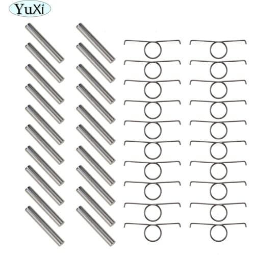 YuXi 20pcs Rotating shaft For PS5 Controller Repair Parts Stainless Steel Rod Ahaft Handle Cylinder Linear Rods Axis W/Spring