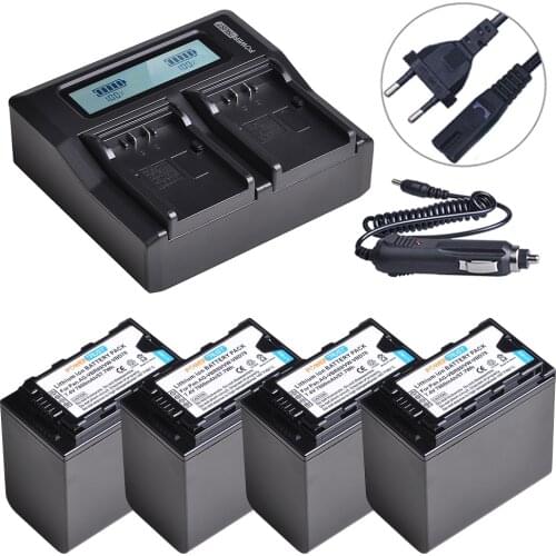 VW-VBD78 AG-VBR89 7800mAh Battery and Rapid Charger for Panasonic VW VBD78 VW-VBD58 HC-MDH2 HC-X1000 HDC-Z10000 AG-DVC30 AG-AC8