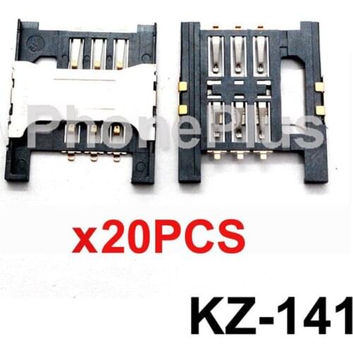 20/50/100PCS For Lenovo S868t A2207 A2107 Sim Card Slot Tray Holder Socket Reader Module Repair Part