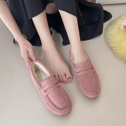 Autumn Winter Womens Boots Keep Warm Non Slip Wearable Fla Tsnow Boots Boots Roman Style Tube Casual Womens Shoes Ankle Boots