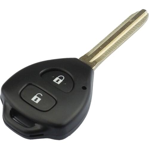 Yetaha 2 Buttons Car Remote Key Shell Case Fob Replacement For Toyota Corolla RAV4 Echo Prado Yaris Tarago Avensis Avalon