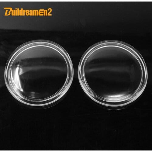 Buildreamen2 Car External Fog Light Cover Transparent Glass Lens Accessories For Nissan X-Trail Dualis Sunny March Grand Livina