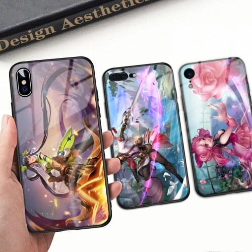 Phone Case For iphone 11 12 Pro Max X XR XS Max 8 7 6 6s plus Tempered Glass Back Cover