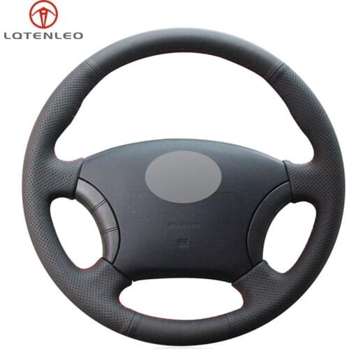 Black Artificial Leather Sew Car Steering Wheel Cover For Great Wall Haval Hover H3 2009-2012 H5 2010-2015 Wingle 5 Wingle 3