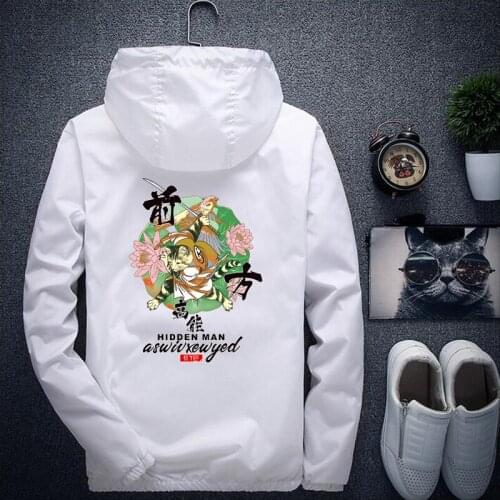 2019 Mens Spring And Autumn Print Jacket Mens Military Supplies Jacket jacket Mens Hooded Thin Windproof Waterproof jacket