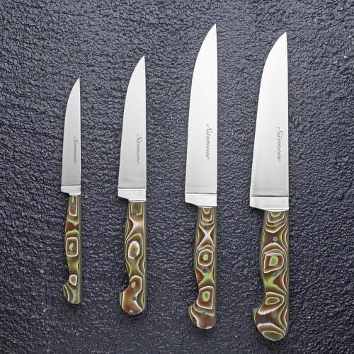 100% Handmade 4 Pieces Knife Set