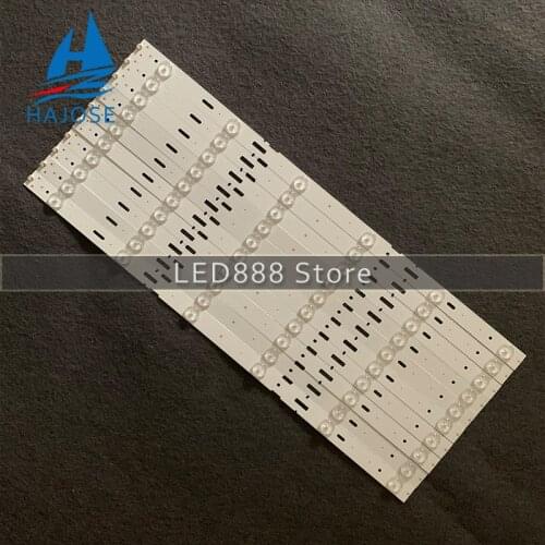 100% New10PCS LED Strips For GRUNDIG 48 TV 48VLE5520 48VLE5520BG LSC480HN05 48VLE4421BF SAMSUNG 2013ARC48 3228N1 6 REV1.1 140509