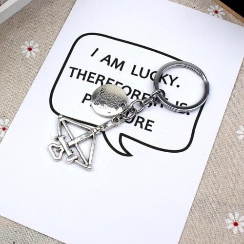 New Fashion KeychainThe Walking Dead Pendants DIY Men Jewelry Car Key Chain Ring Holder Souvenir For Gift Keep Calm And Kill