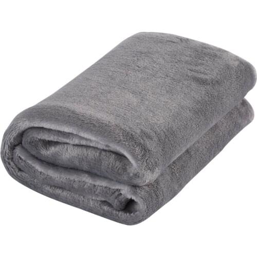 70x100CM Super Soft Keep Warm Flannel Blanket Large Size Solid Color Home Sofa Bedding Office Car Blanket Home Textile