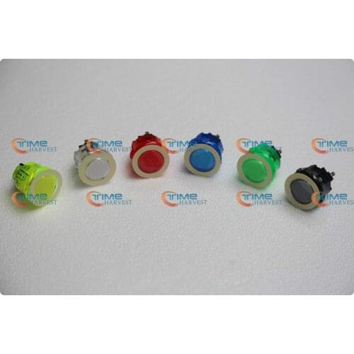 20 pcs original (OBSC-24) Sanwa Push Button transparent Pushbutton Coin Operated Arcade Game Machine cabinet parts accessories