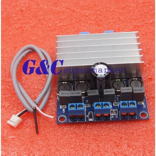 TDA7492 2 x 50W D Class High-Power Digital Amplifier Board AMP Board+ Radiator High Quality