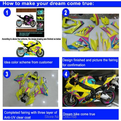 Fit for Suzuki injection molding fairings GSXR600 2001 2002 2003 red white black motorcycle fairing kit GSXR 750 01 02 03 VN06